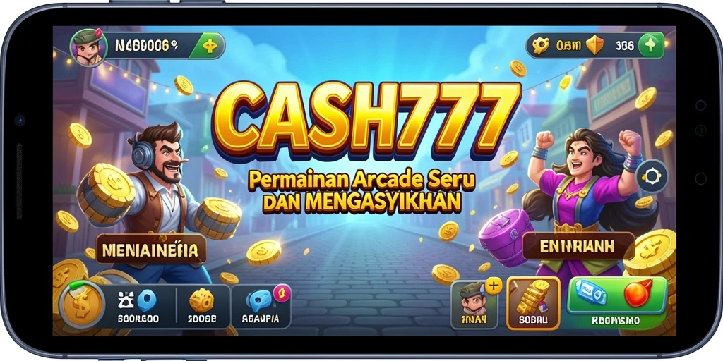 Gameplay seru dari CASH777 dengan visual yang memukau.