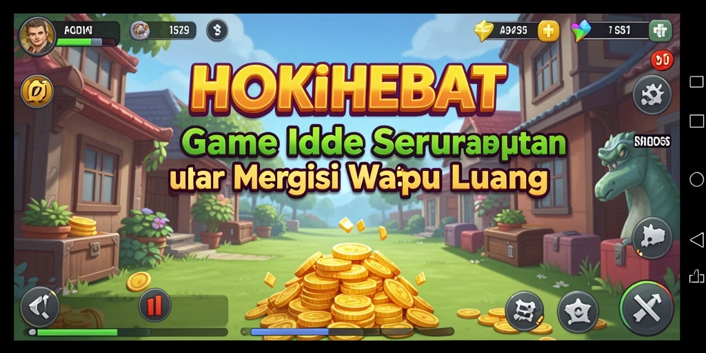 Screenshot gameplay HOKIHEBAT menampilkan keseruan dalam mengumpulkan poin.