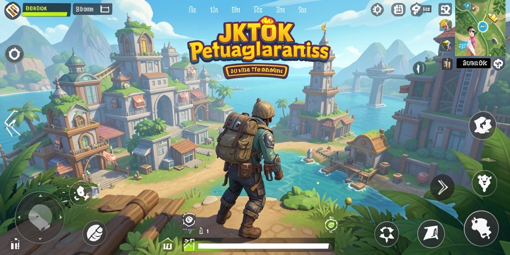 Tampilan gameplay yang menakjubkan di dunia terbuka.