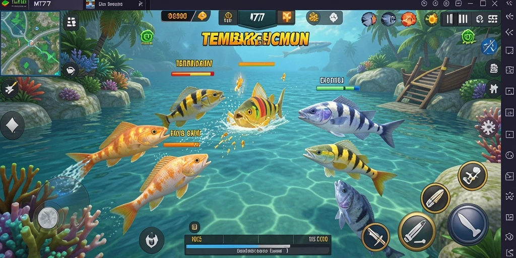 Tampilan menarik saat bermain Tembak Ikan di MT777.