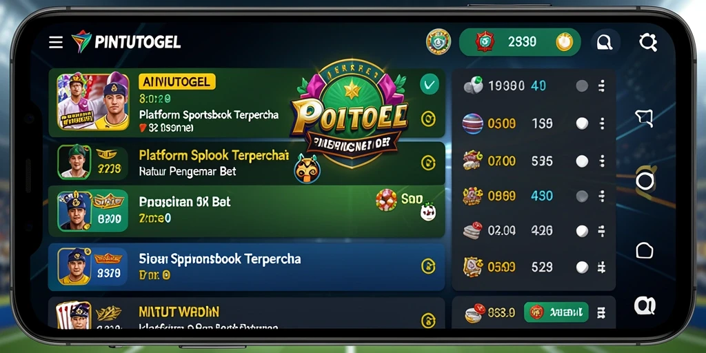 Screenshot utama PINTUTOGEL menampilkan antarmuka taruhan yang menarik.