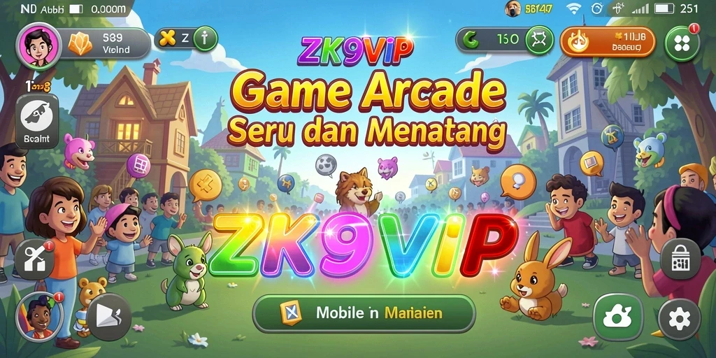 Tampilan gameplay seru dan penuh tantangan di ZK9VIP.